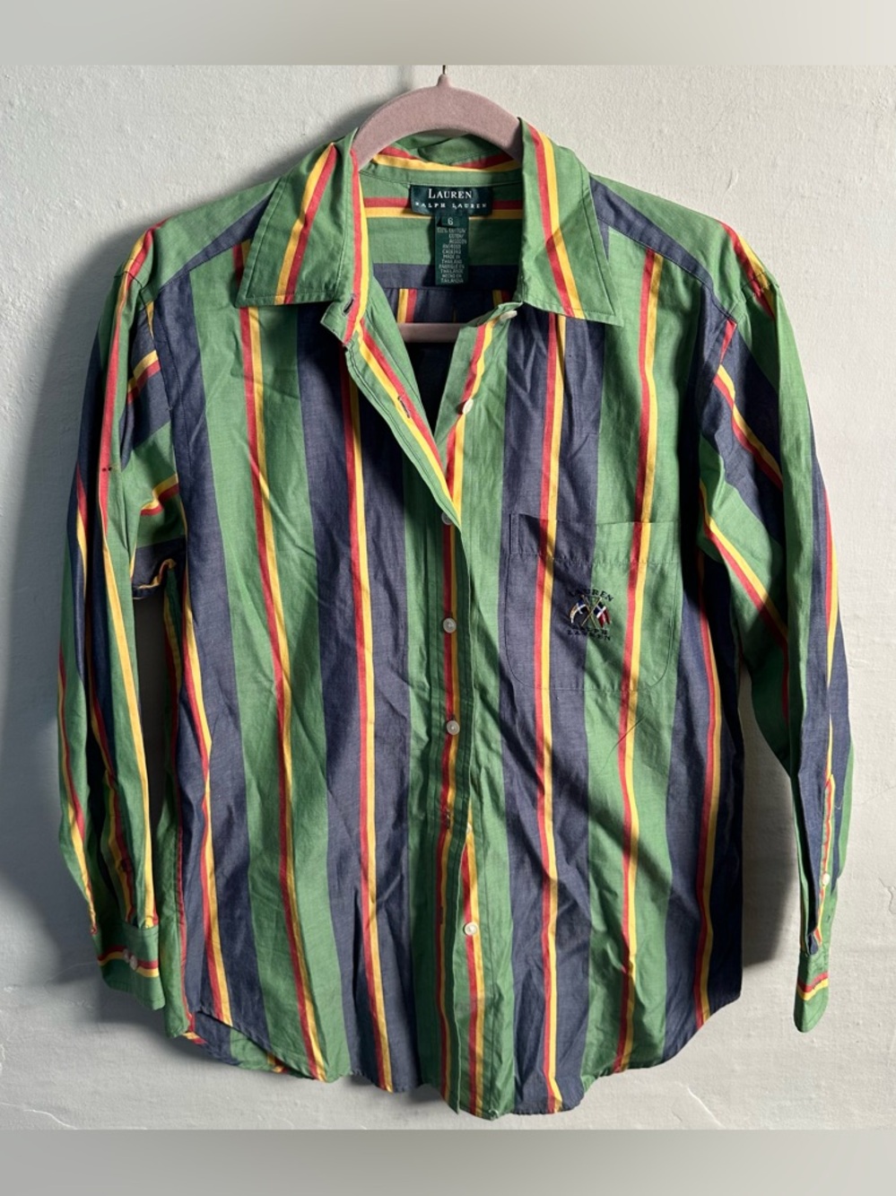 Lauren Ralph Lauren Striped Button Down Shirt